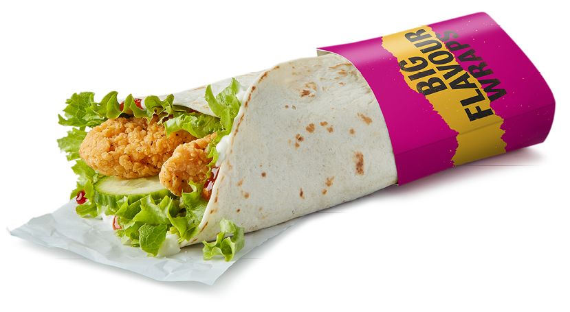 McDonald’s Sweet Chilli Chicken One Crispy Wrap